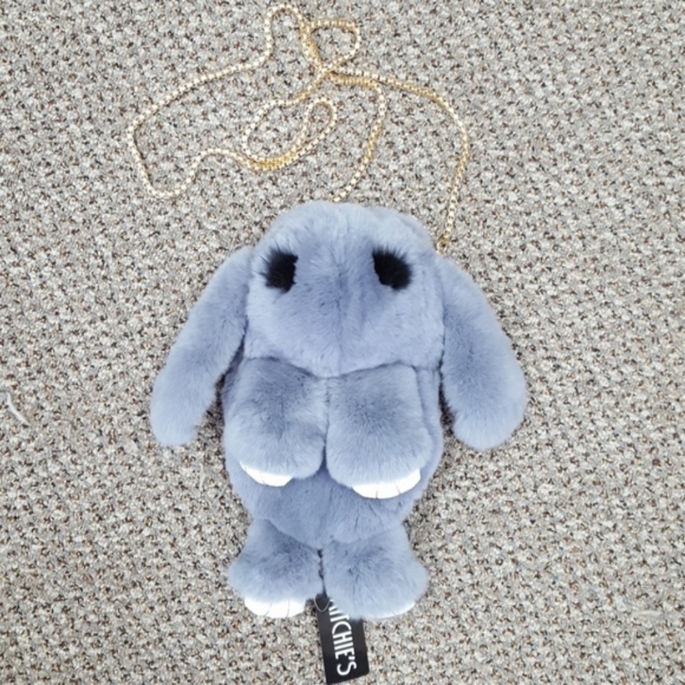 Rex Rabbit Fur Purse - Picture 4 of 5